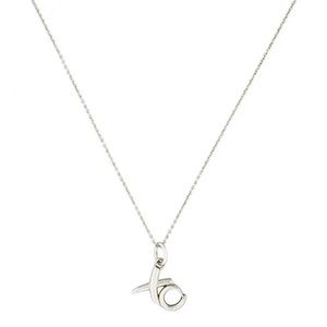 Tiffany “xo” necklace on 19” chain